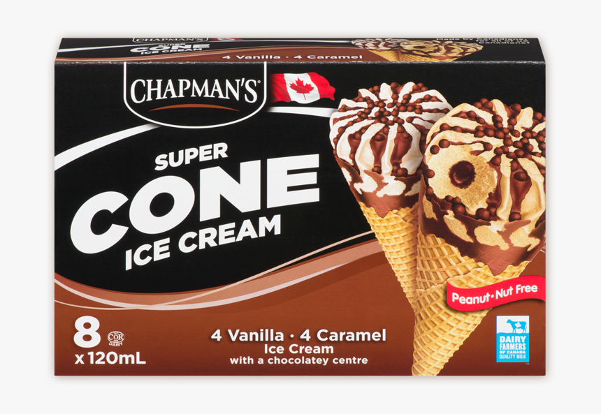 Chapman"s Chocolate Centre Ice Cream Cone - Chapman's Super Cone Ice Cream, HD Png Download, Free Download