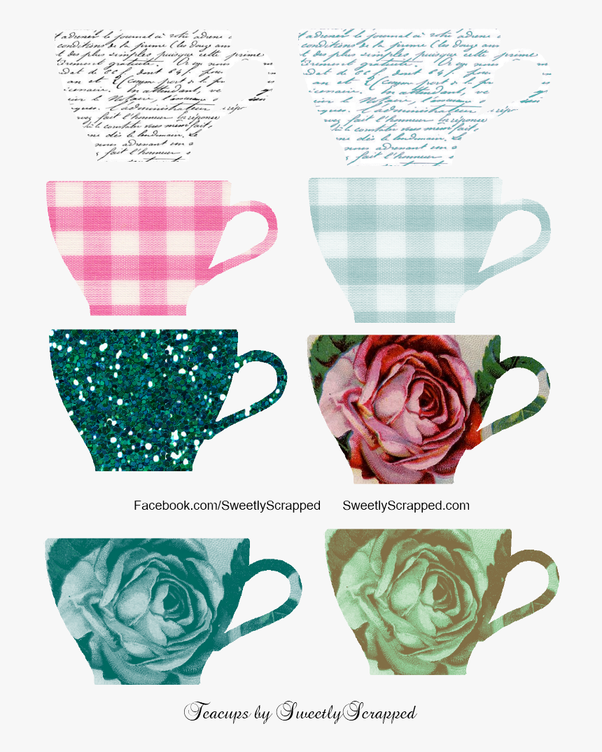 And Here Are A Few Clipart Style Tea Cups - Teacup, HD Png Download, Free Download