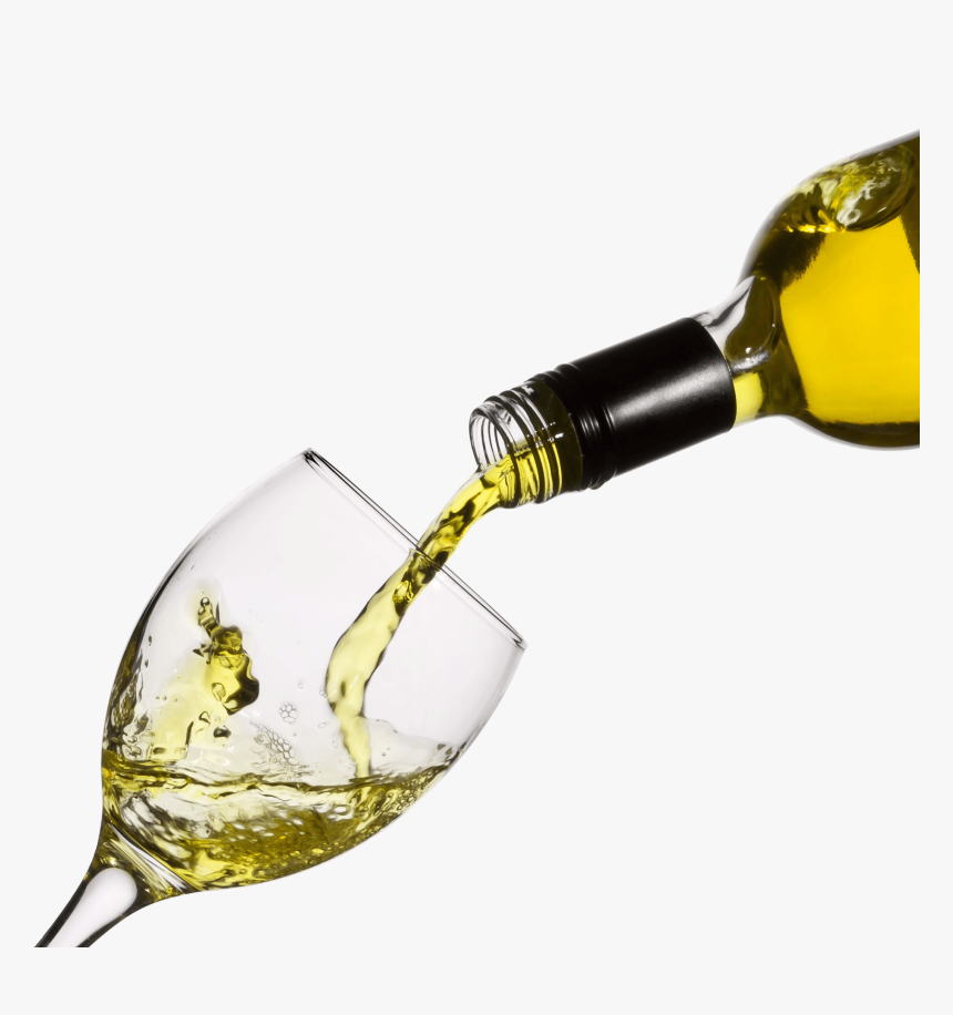 Pouring White Wine Glass - Glass Of White Wine Png, Transparent Png, Free Download
