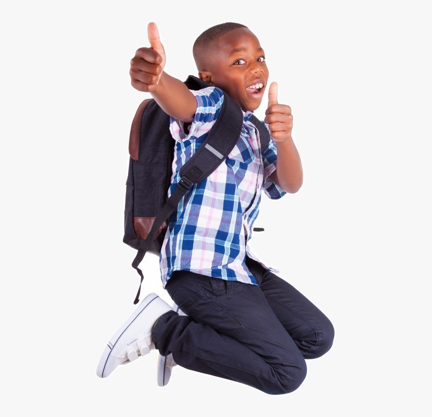 African American School Boy , Png Download - African American Kids Png, Transparent Png, Free Download