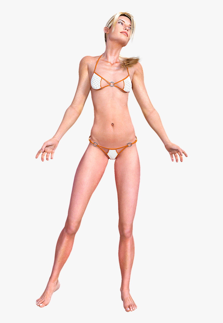 Summer, Bikini, Beach, Vacations, Female, Beauty, Woman - Bikini, HD Png Download, Free Download
