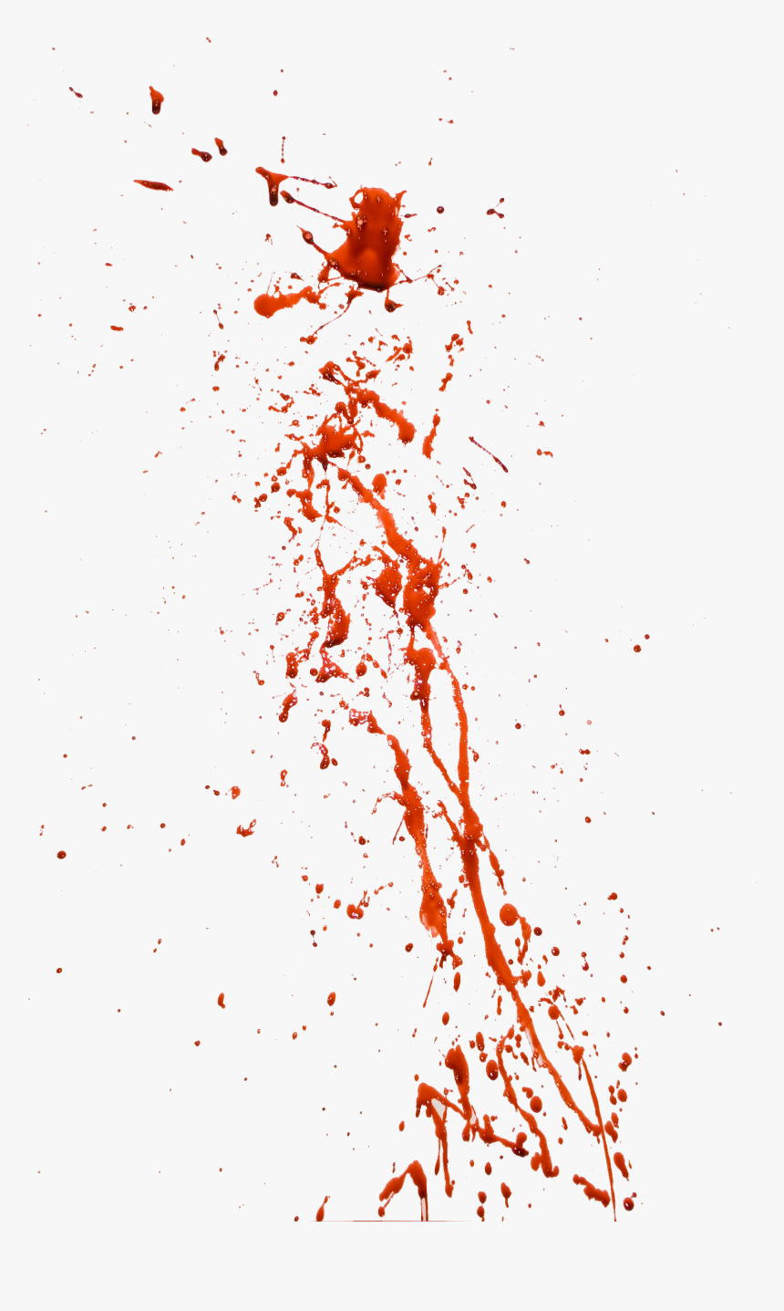 Blood Splatter Background Png - Realistic Blood Splash Png, Transparent Png, Free Download