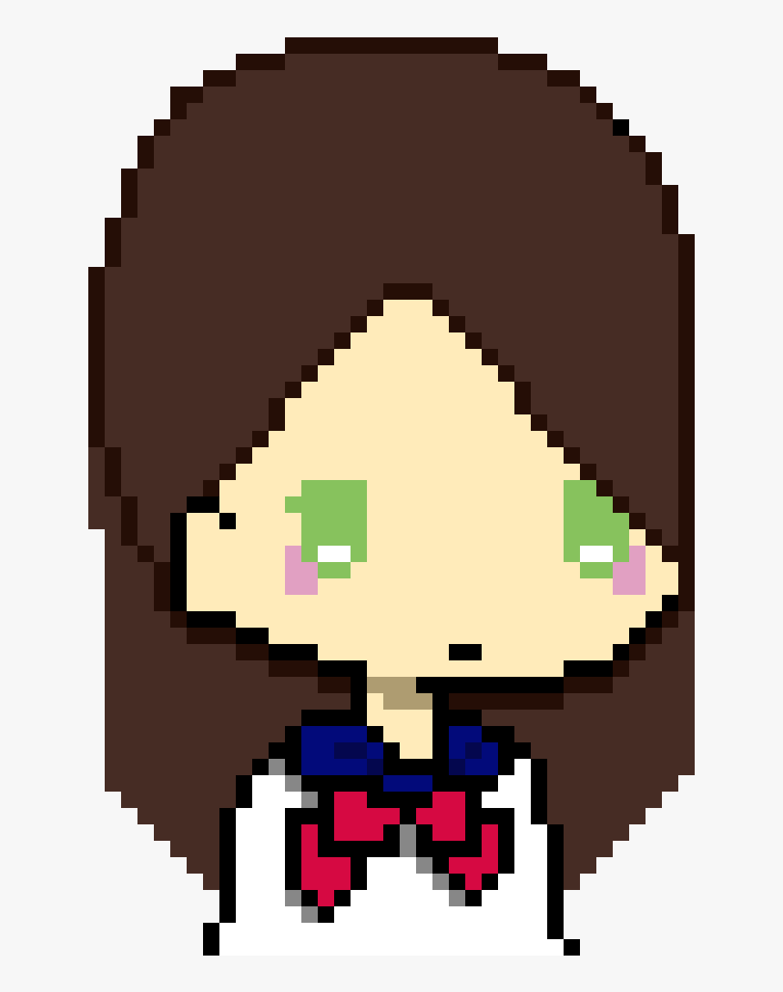 Mackenzie As Japanese School Girl - Animated Girl Pixel Art, HD Png Download, Free Download