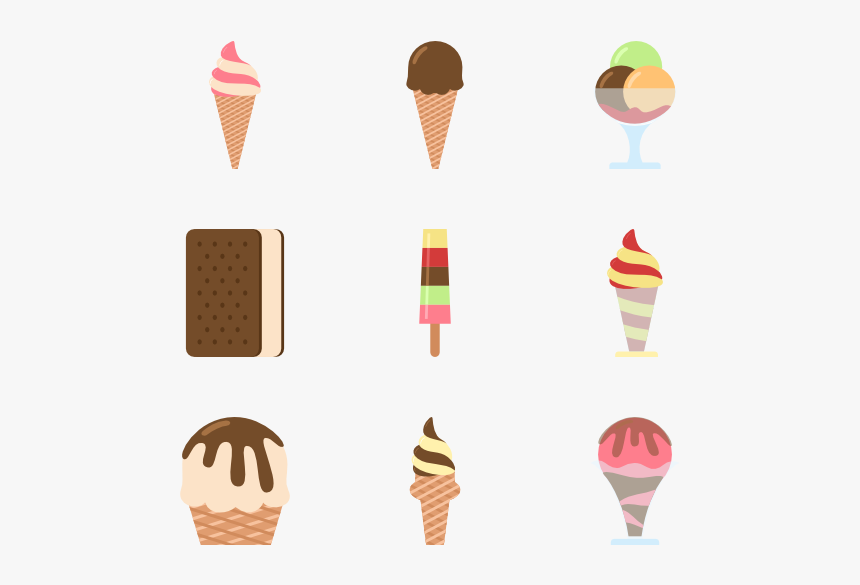 Icon Packs Vector - Ice Cream Illustration Png, Transparent Png, Free Download