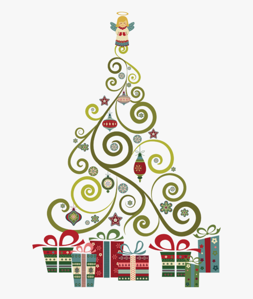 High Resolution Christmas Tree Png Icon - Clipart Abstract Christmas Tree, Transparent Png, Free Download