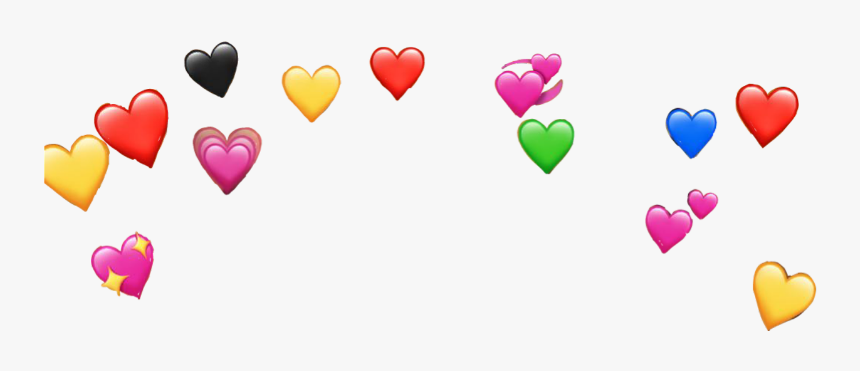 #coraçoes Emogi #coraçoes❤ #png #meme #color - Corações Emoji Png Meme, Transparent Png, Free Download