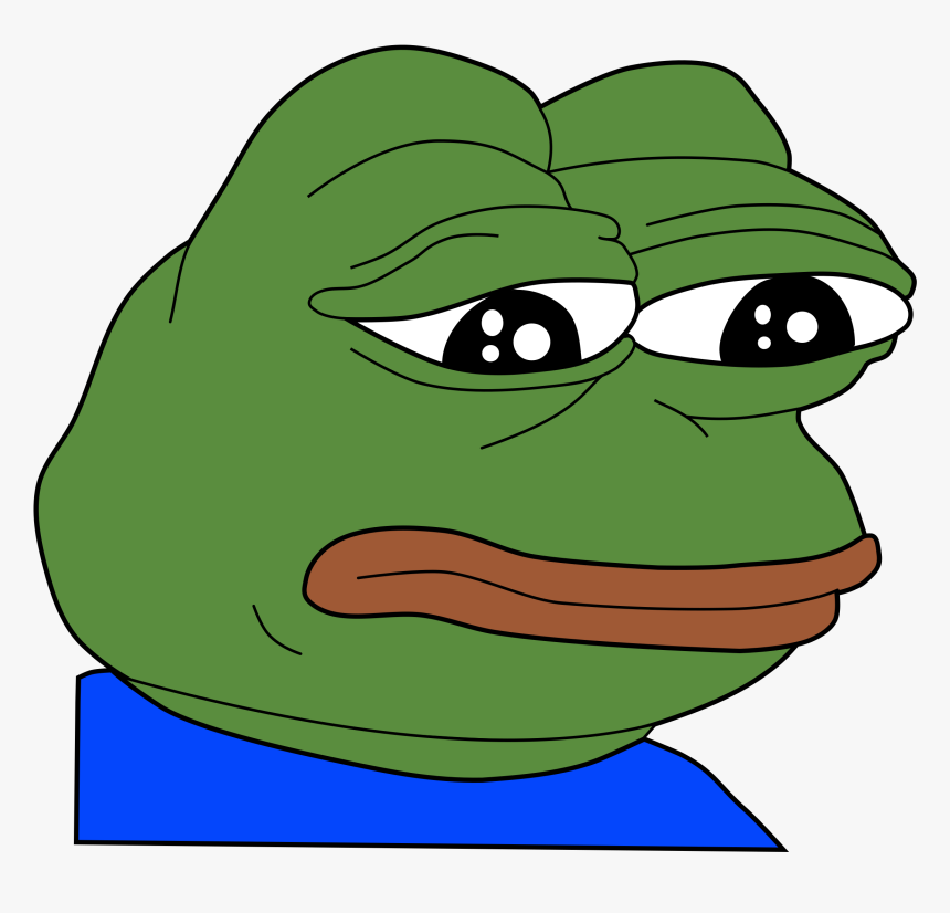 Meme Sad Frog Clipart - Sad Frog, HD Png Download, Free Download