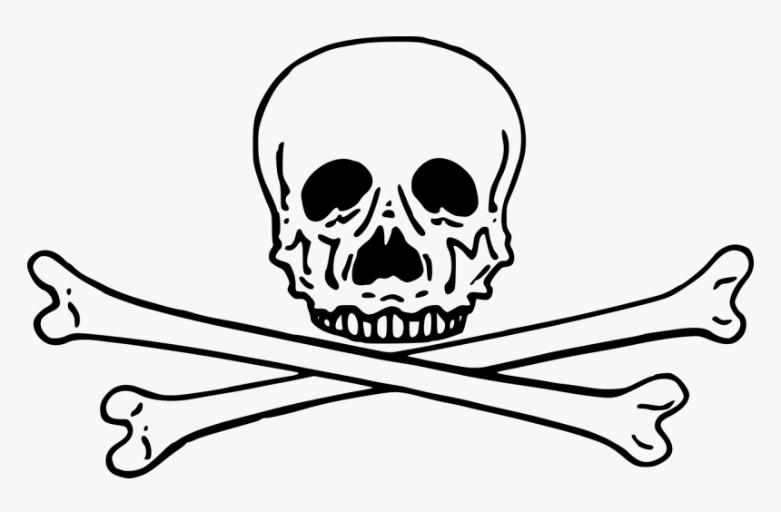 Cross Clipart Skull - Cross And Bones Transparent, HD Png Download, Free Download