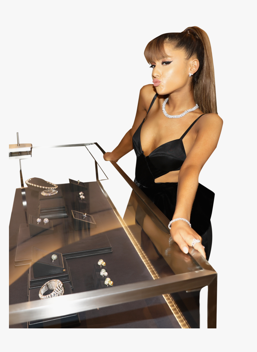 Ariana Grande In Hot Black Bikini Leaning On Table - Ariana Grande Jones Crow Photoshoot 2016, HD Png Download, Free Download