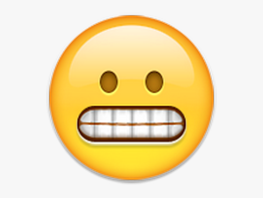 Teeth Gritting Emoji, HD Png Download, Free Download