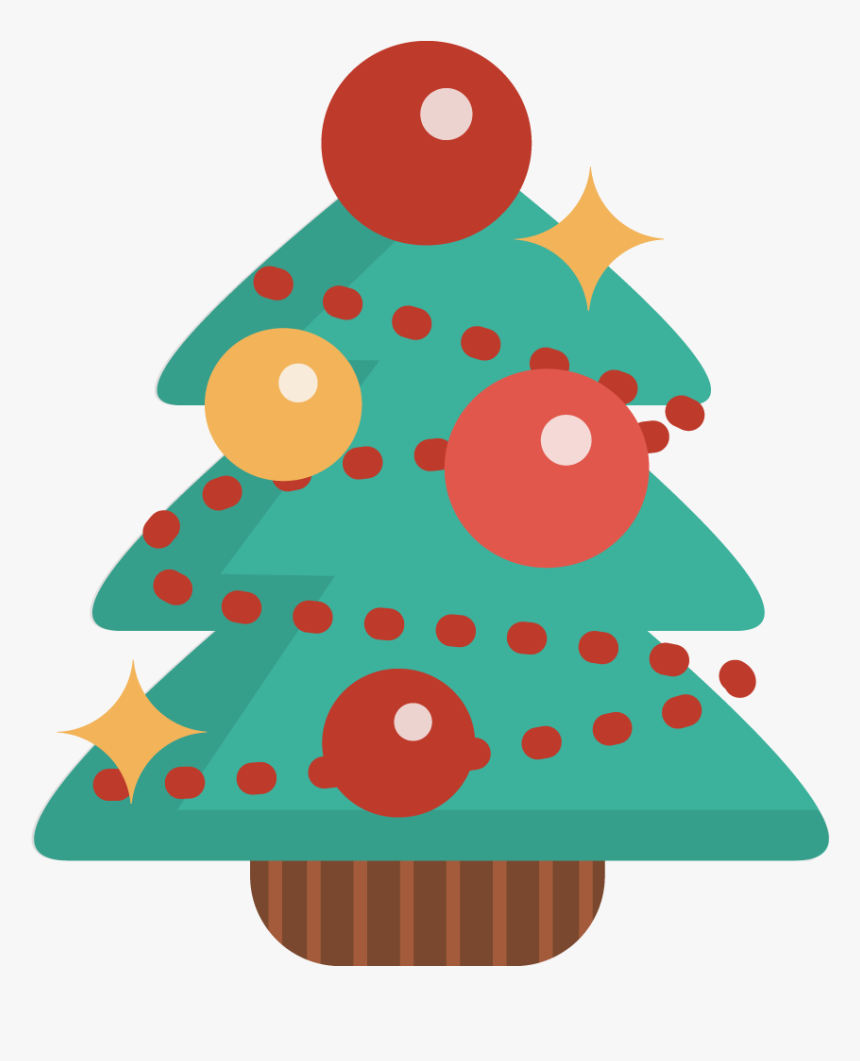 Christmas Tree Free To Use Clip Art - Cute Christmas Tree Png, Transparent Png, Free Download