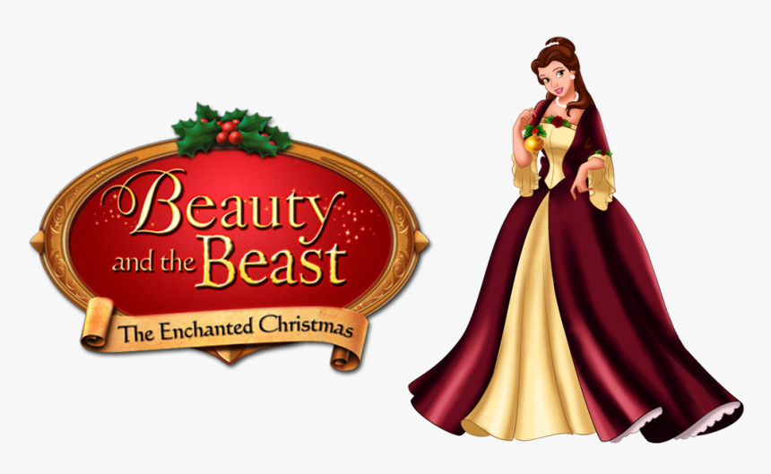 Beauty And The Beast - Beauty And The Beast The Enchanted Christmas Logo, HD Png Download, Free Download