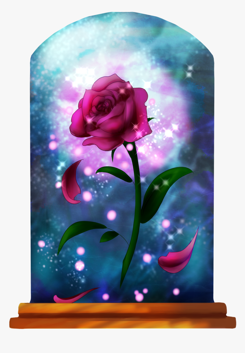 Enchanted Rose Beauty And The Beast Clipart, HD Png Download, Free Download