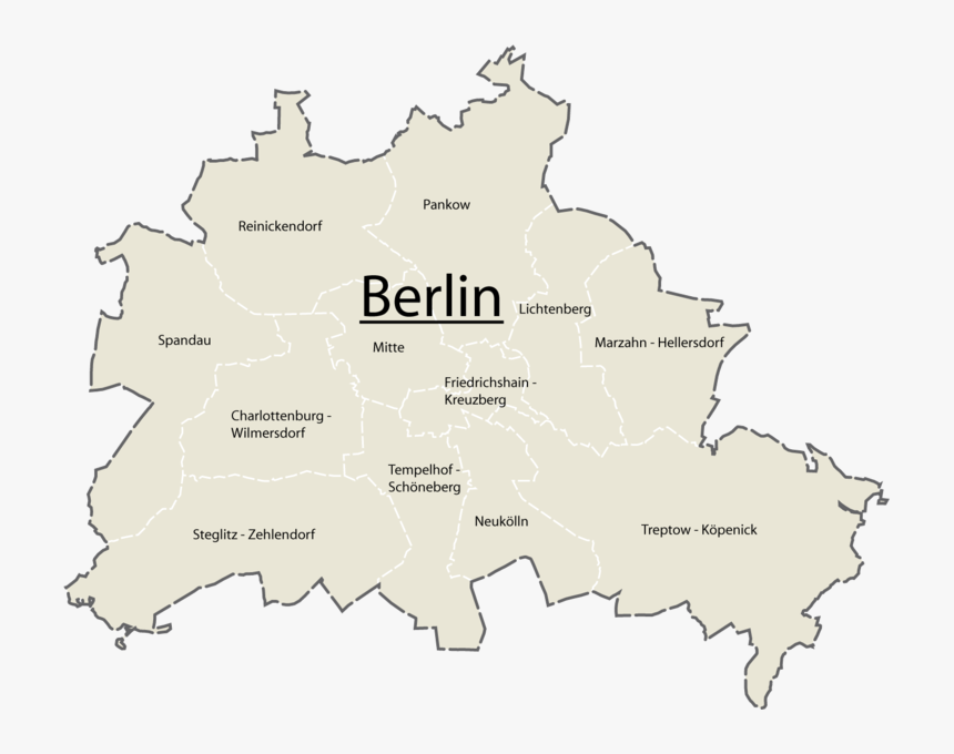 Fail - Berlin - Charlottenburg Berlin Map, HD Png Download, Free Download