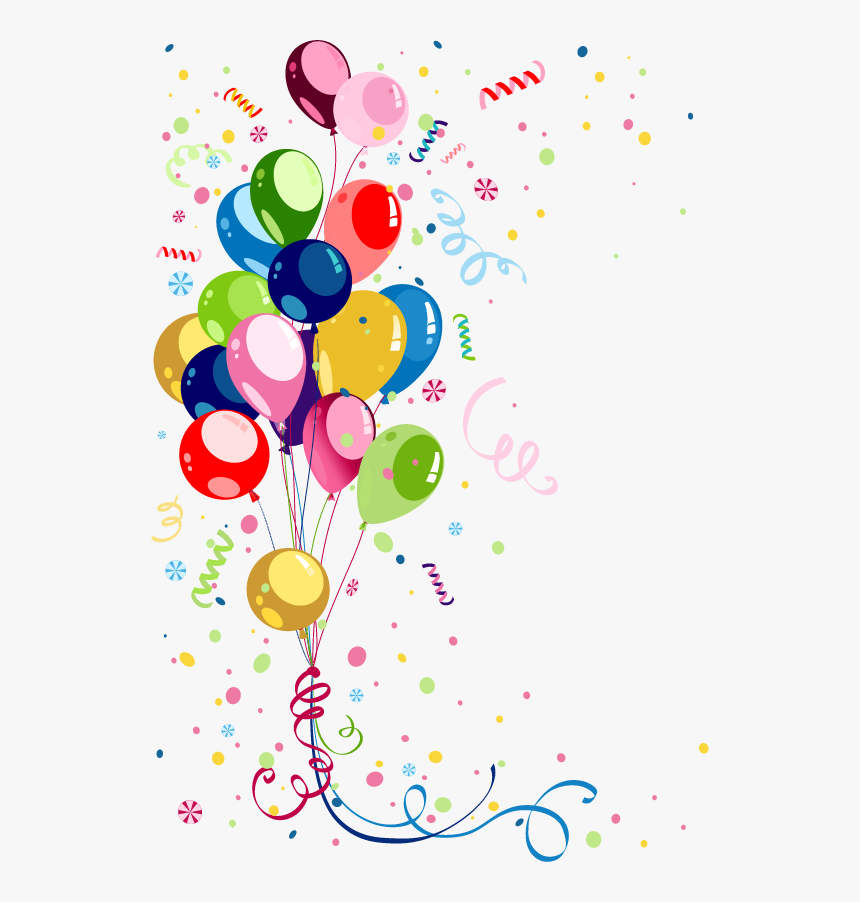 Happy Birthday Cakes, Happy Birthday Wishes, Birthday - Globos De Cumpleaños Png, Transparent Png, Free Download