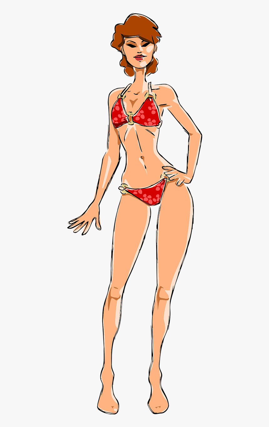 Bikini Female Girl Lady Model Png Image - Woman Bikini Girl Png, Transparent Png, Free Download