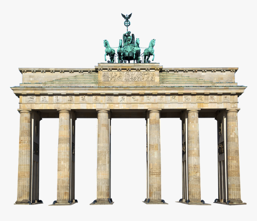Brandenburg Gate, Isolated, Berlin, Places Of Interest - Brandenburg Gate, HD Png Download, Free Download