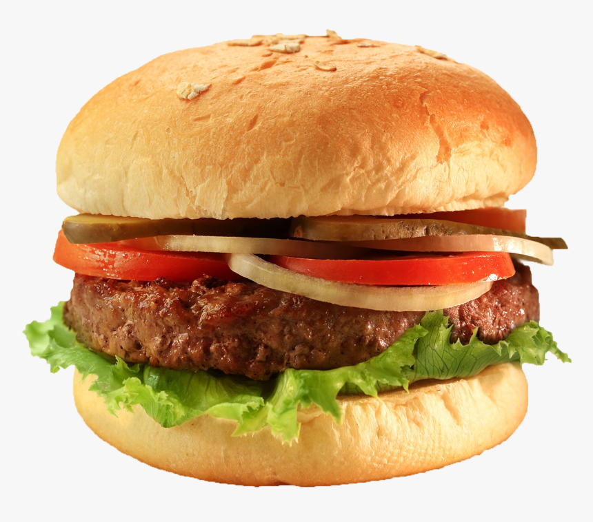 Burger And Sandwich Transparent Background - Aloo Tikki Burger Png, Png Download, Free Download