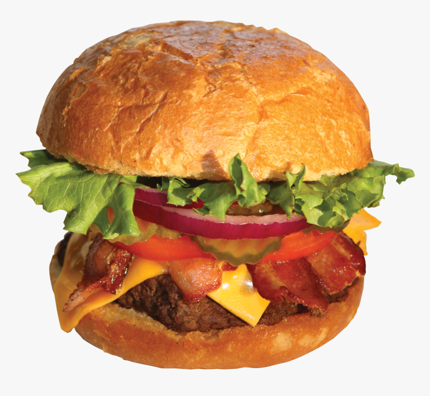 Hamburger Cheeseburger Bacon Wallpaper - Transparent Background Hamburger Png, Png Download, Free Download