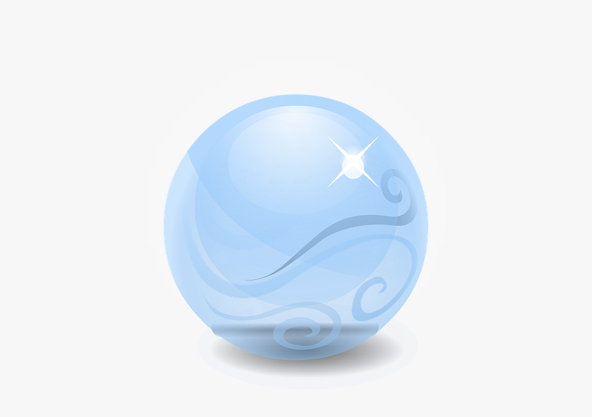 Marble, Ball, Sphere, Glass, Circle, Shiny, Bubble - Clear Blue Marble Ball Png, Transparent Png, Free Download