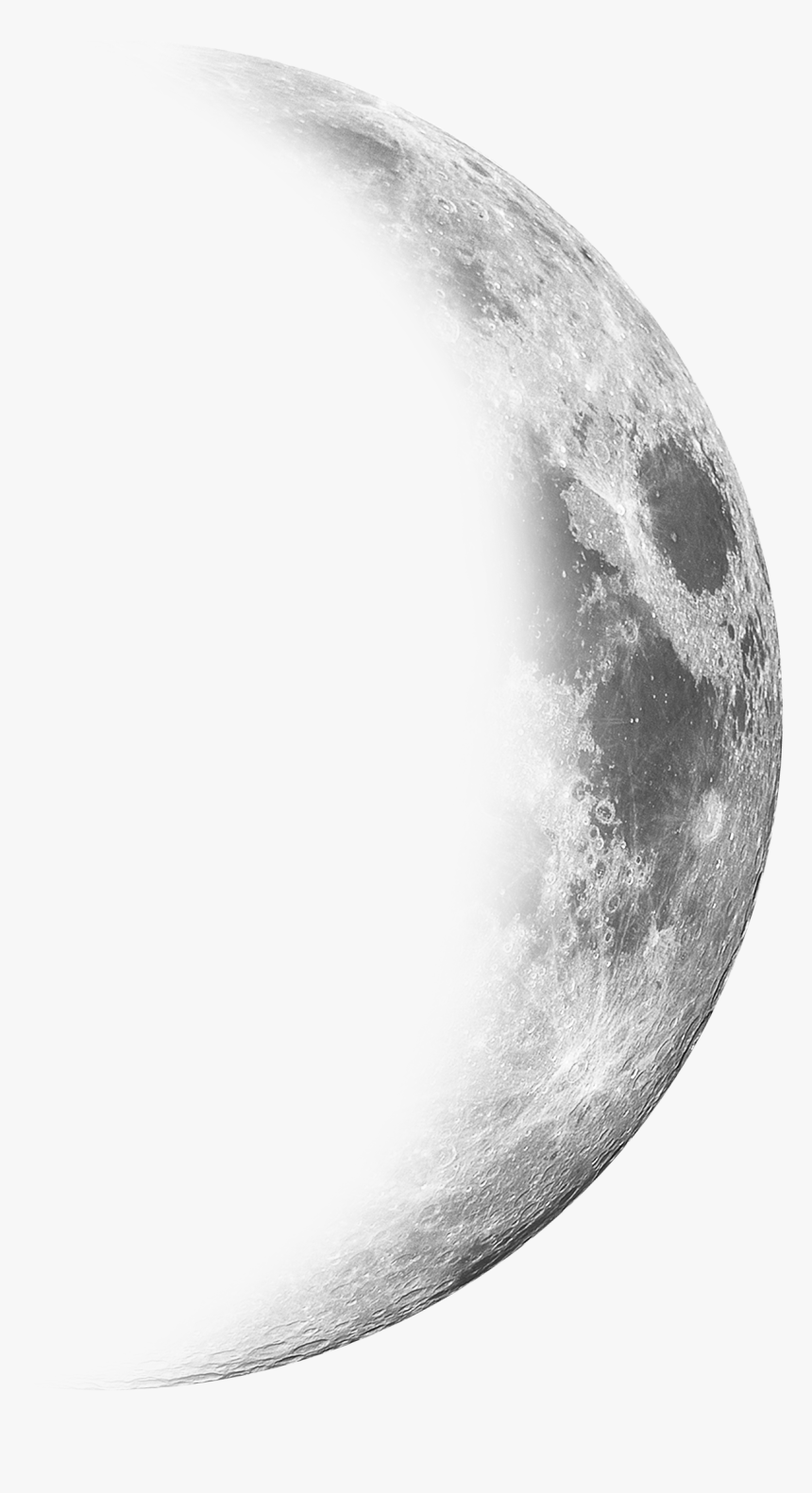 Transparent Crescent Moon - Crescent Moon Transparent Background, HD Png Download, Free Download