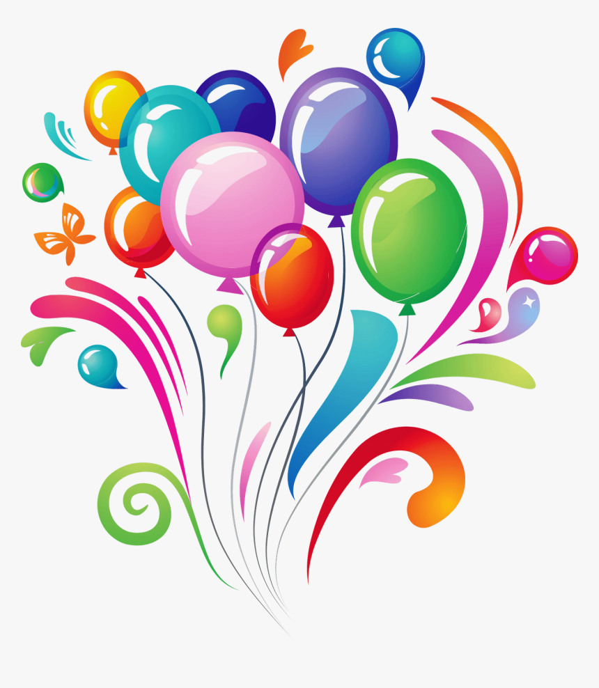 Exploción De Globos - Birthday Png, Transparent Png, Free Download