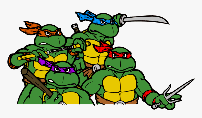 Raphael Leonardo Karai Michelangelo Teenage Mutant - Teenage Mutant Ninja Turtles Transparent, HD Png Download, Free Download