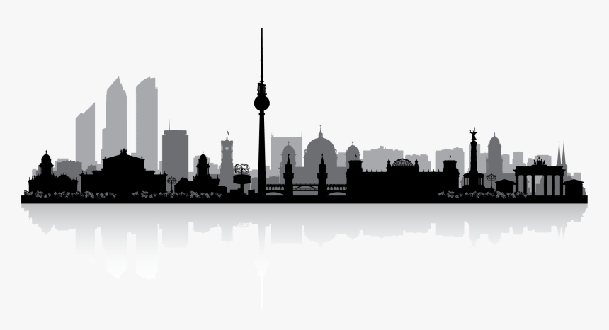 Berlin Royalty-free Photography Silhouette - Silhouette Germany Skyline, HD Png Download, Free Download