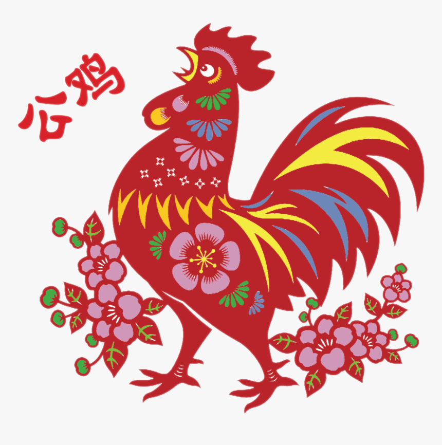 Transparent Chinese New Year Png - Year Of The Rooster Clipart, Png Download, Free Download