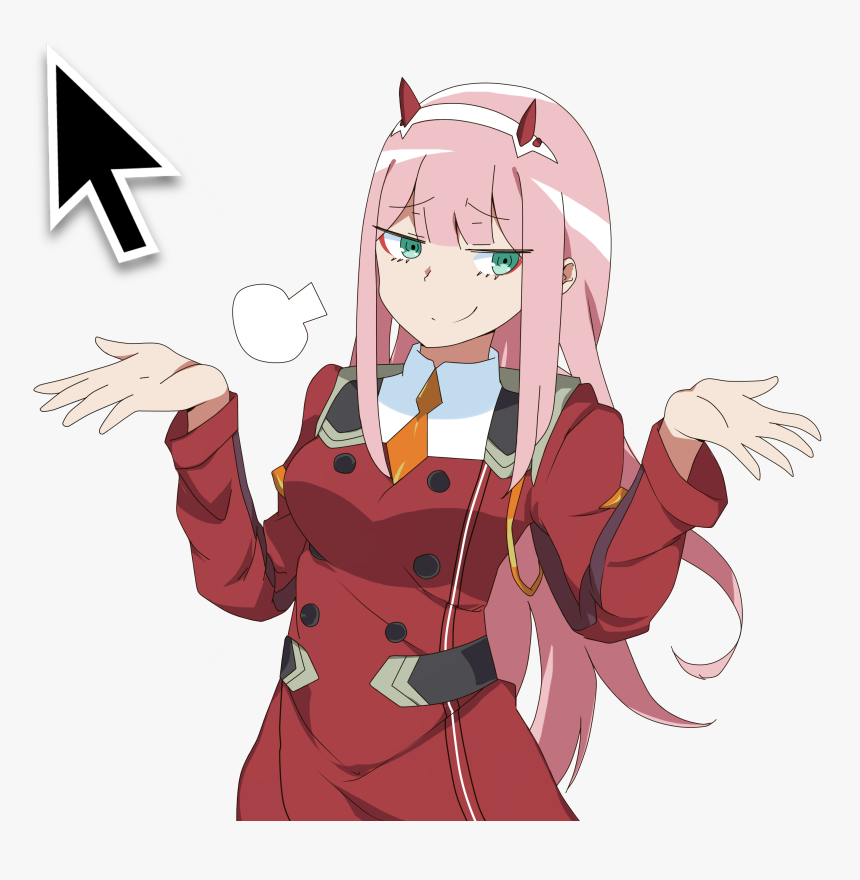 Zero Two Smug Faces Hd Png Download Kindpng - roblox zero two face