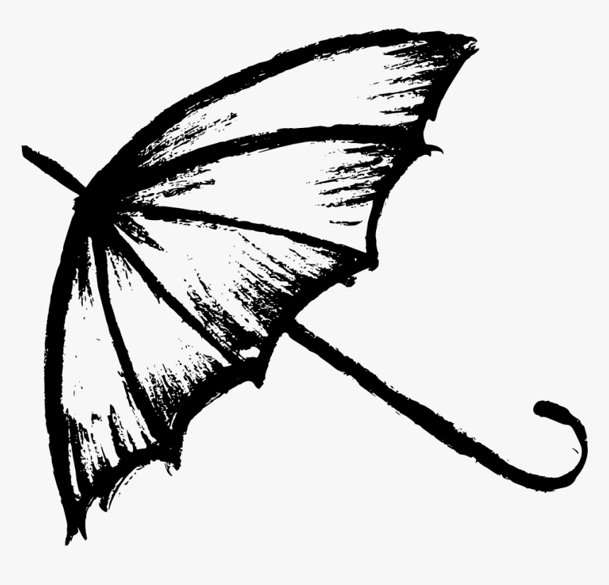 Drawing Umbrella Png - Umbrella Drawing Png, Transparent Png, Free Download