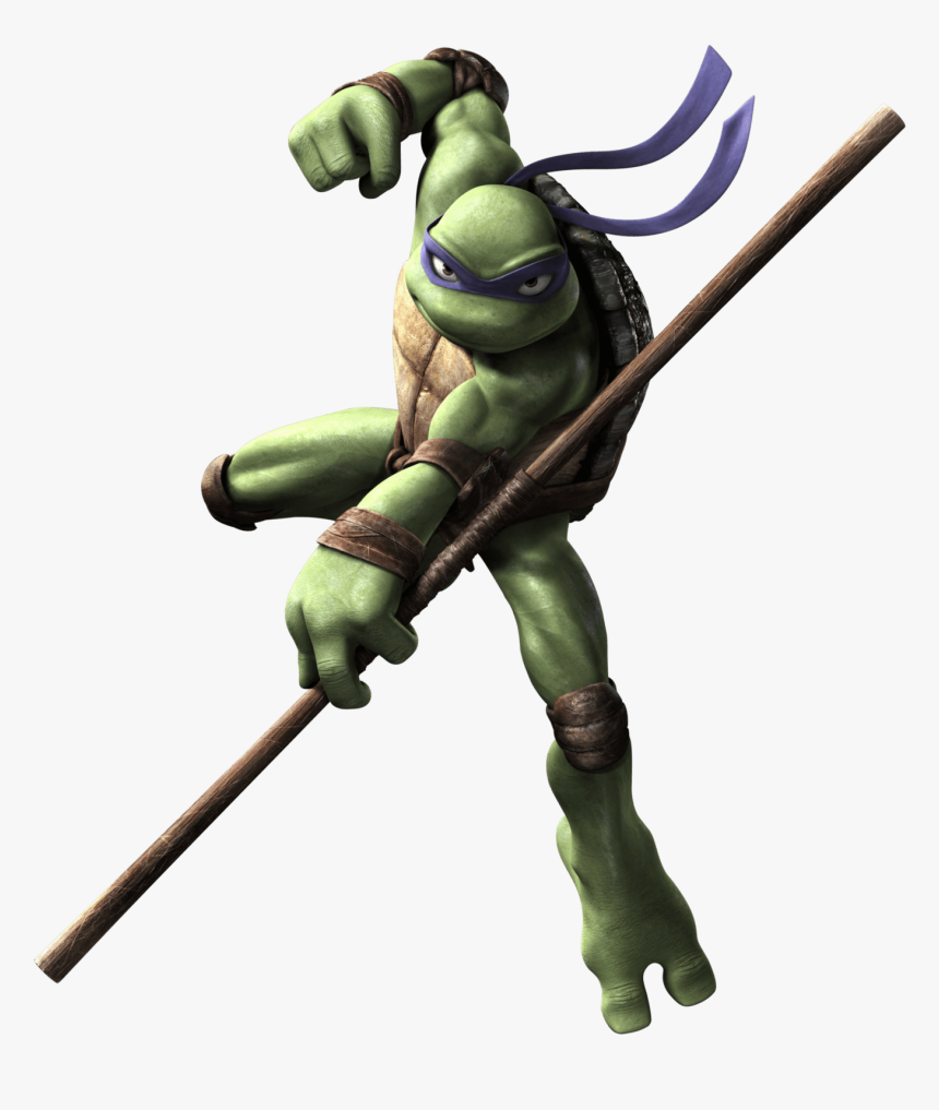 Tmnt Jumping - Donatello Teenage Mutant Ninja Turtles 2007, HD Png Download, Free Download