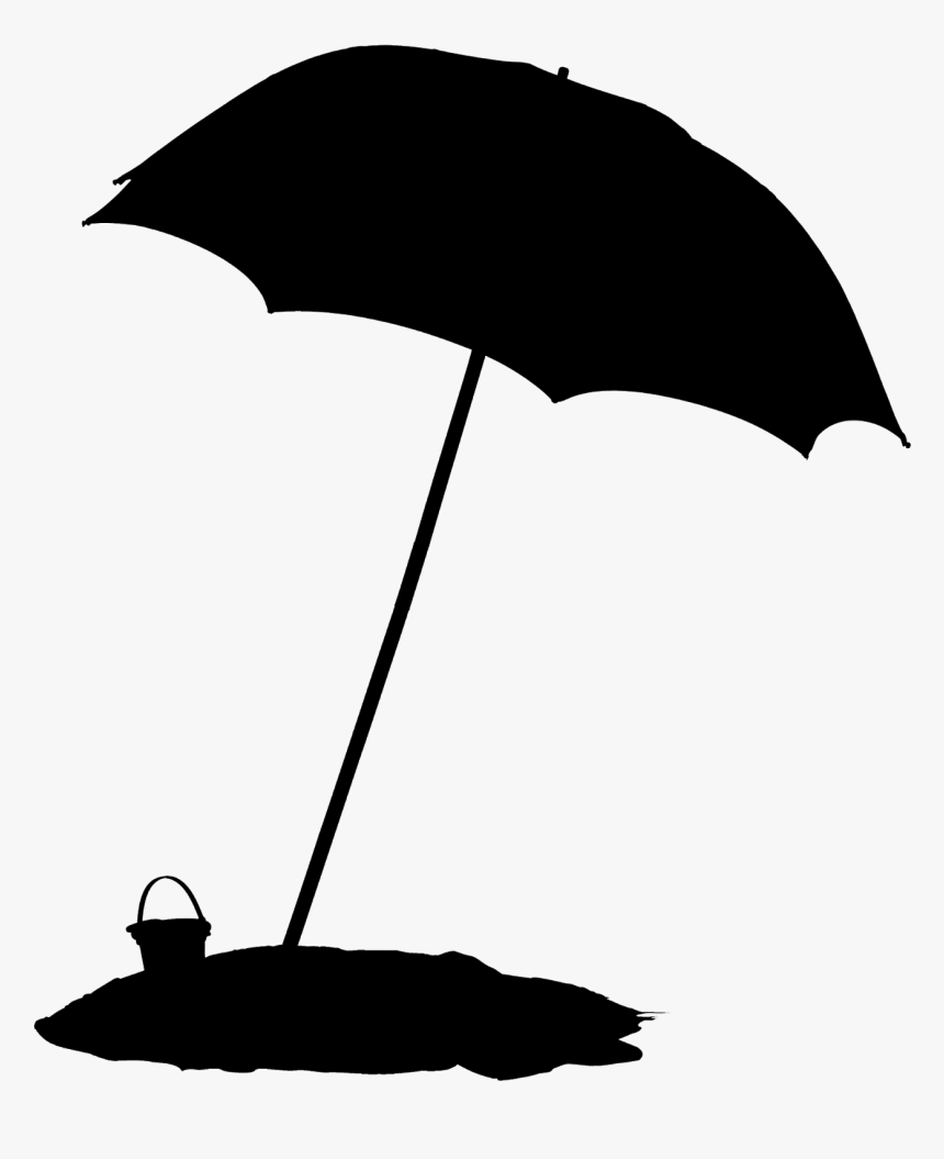 Clip Art Black & White - Umbrella, HD Png Download, Free Download