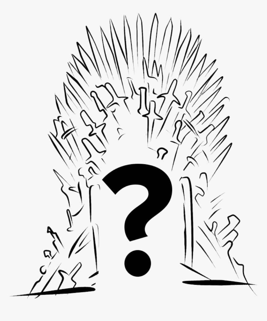 Bull Terrier Iron Throne Drawing Image - Game Of Thrones Throne Drawing, HD Png Download, Free Download