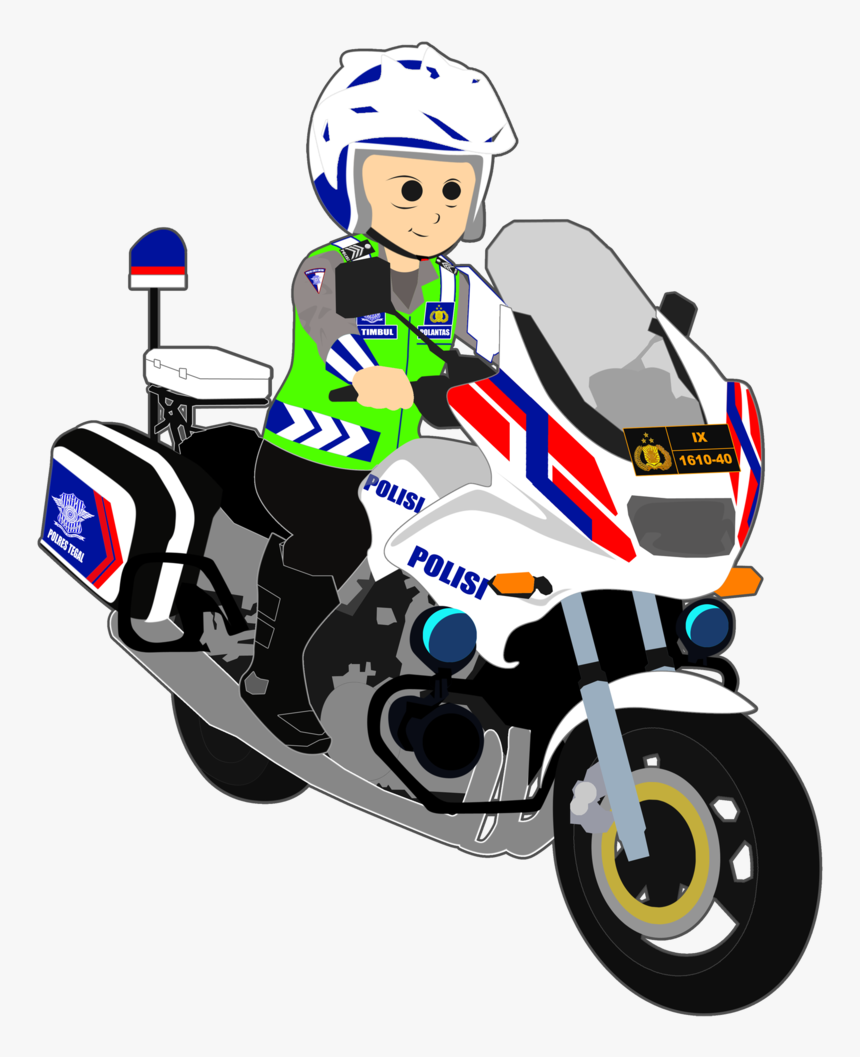 Motor Polis Cartoon Png Download Kartun Polisi Lalu Lintas Transparent Png Kindpng