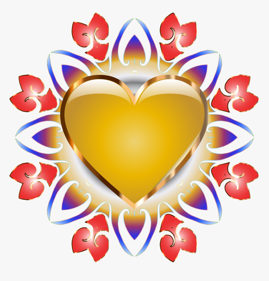 Abstract Heart Design No Background Clip Arts, HD Png Download, Free Download