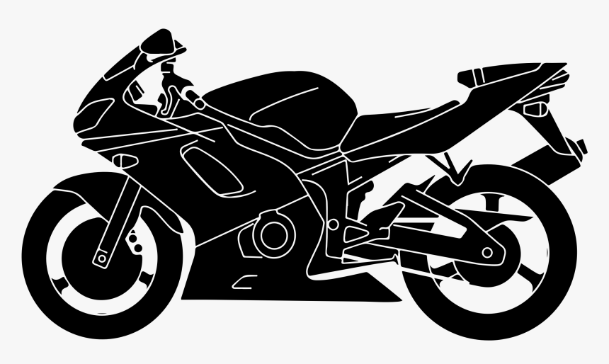 Collection Of Free Engine Vector Silhouette - Transparent Background Motorcycle Clipart, HD Png Download, Free Download