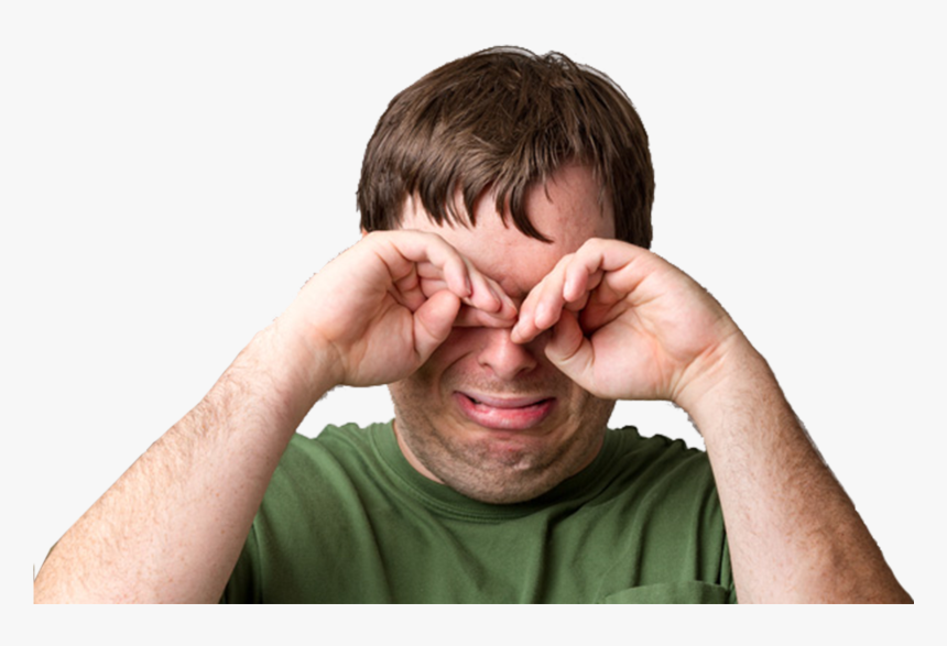 Crying Stock Photography Man - Man Crying His Eyes Out, HD Png Download, Free Download