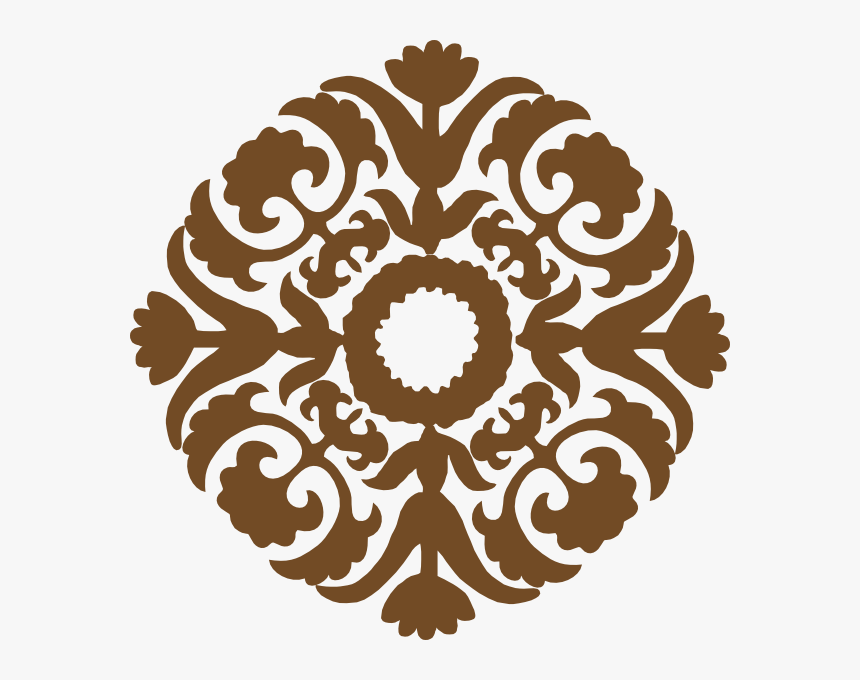 Brown Diamond Flower Svg Clip Arts - Islamic Design Png, Transparent Png, Free Download