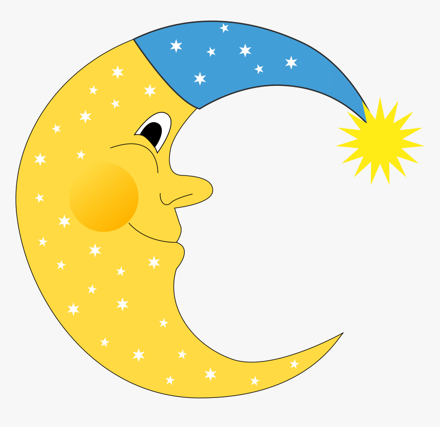 Moon Clipart Transparent - Transparent Background Moon Clipart, HD Png Download, Free Download