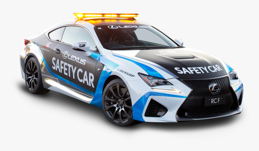 Lexus V8 Super Car Png Image - Lexus Rcf Safety Car, Transparent Png, Free Download