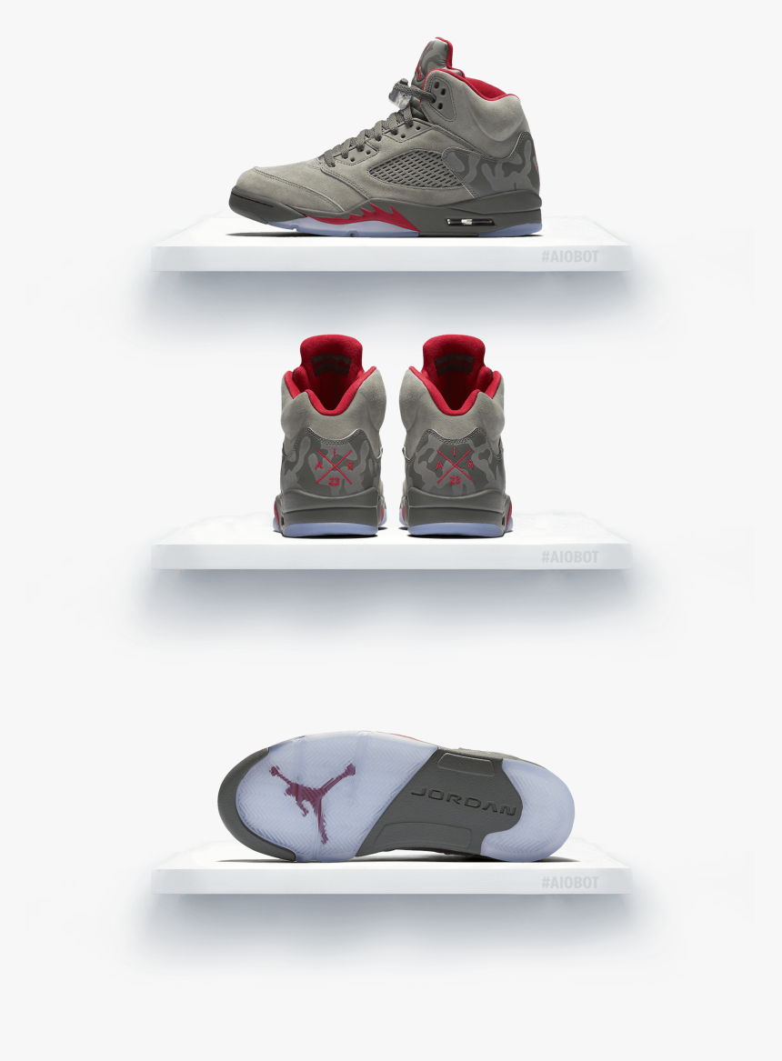 Retro Air Jordan 5 Camo - Nike Air Jordan 5 Retro * Camo, HD Png Download, Free Download