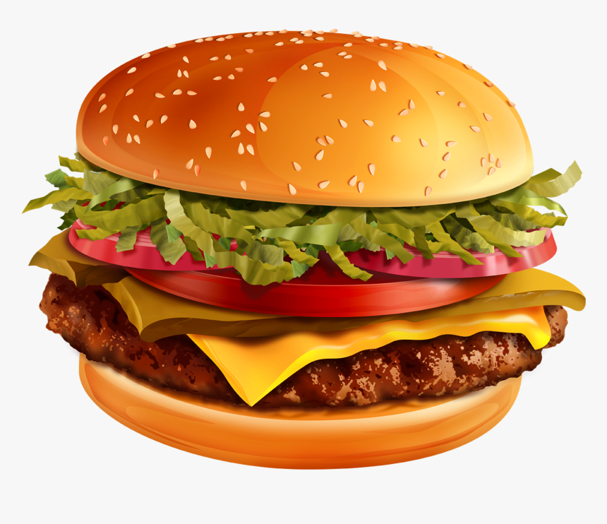 Transparent Hamburgers Clipart - Burger And Hot Dog Png, Png Download, Free Download