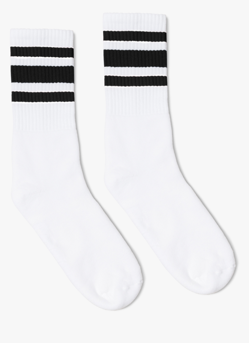 Gc52 White Blk - Sock, HD Png Download, Free Download