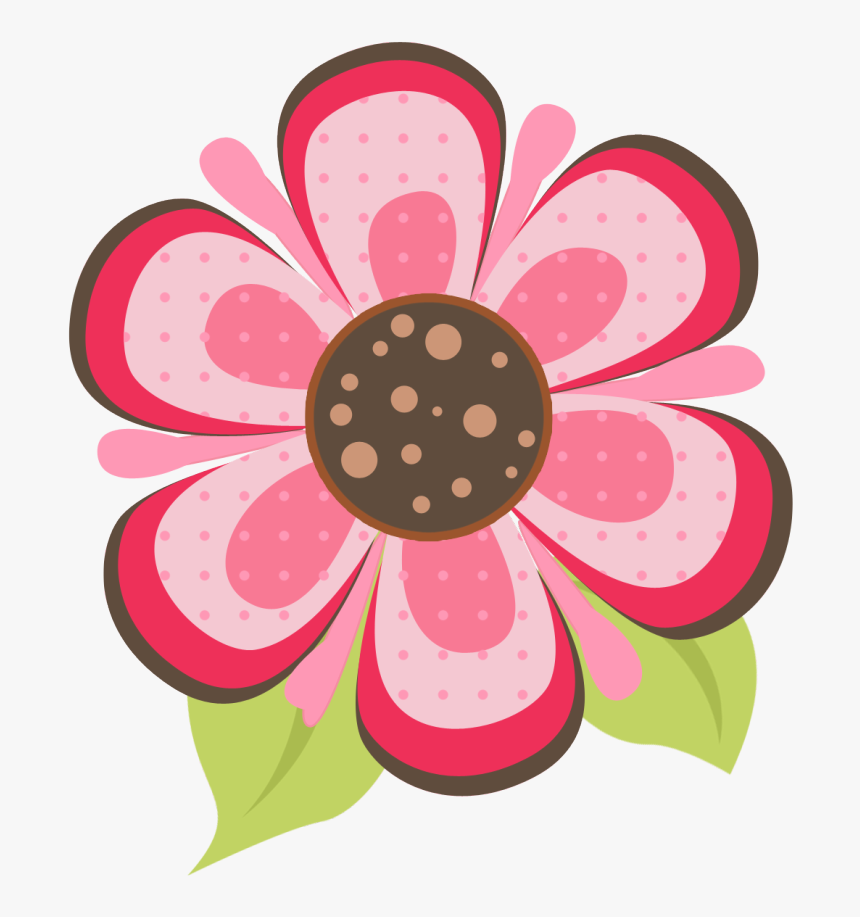 Ladybug On Pink Flower - Flower And Ladybug Cliparts, HD Png Download, Free Download