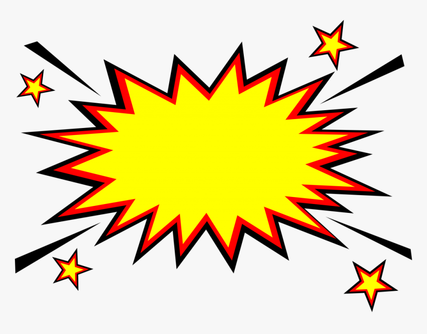 Explosion Comic Png, Transparent Png, Free Download