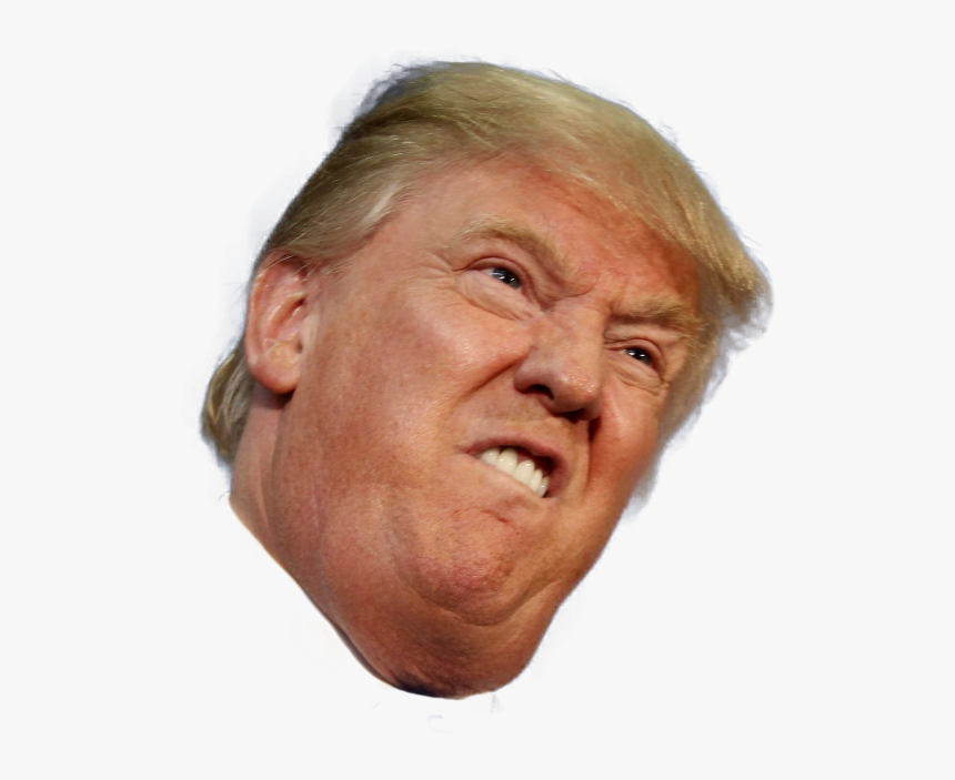 Trump Face Fuck Angry Transparent Png - Trump Face Transparent Background, Png Download, Free Download