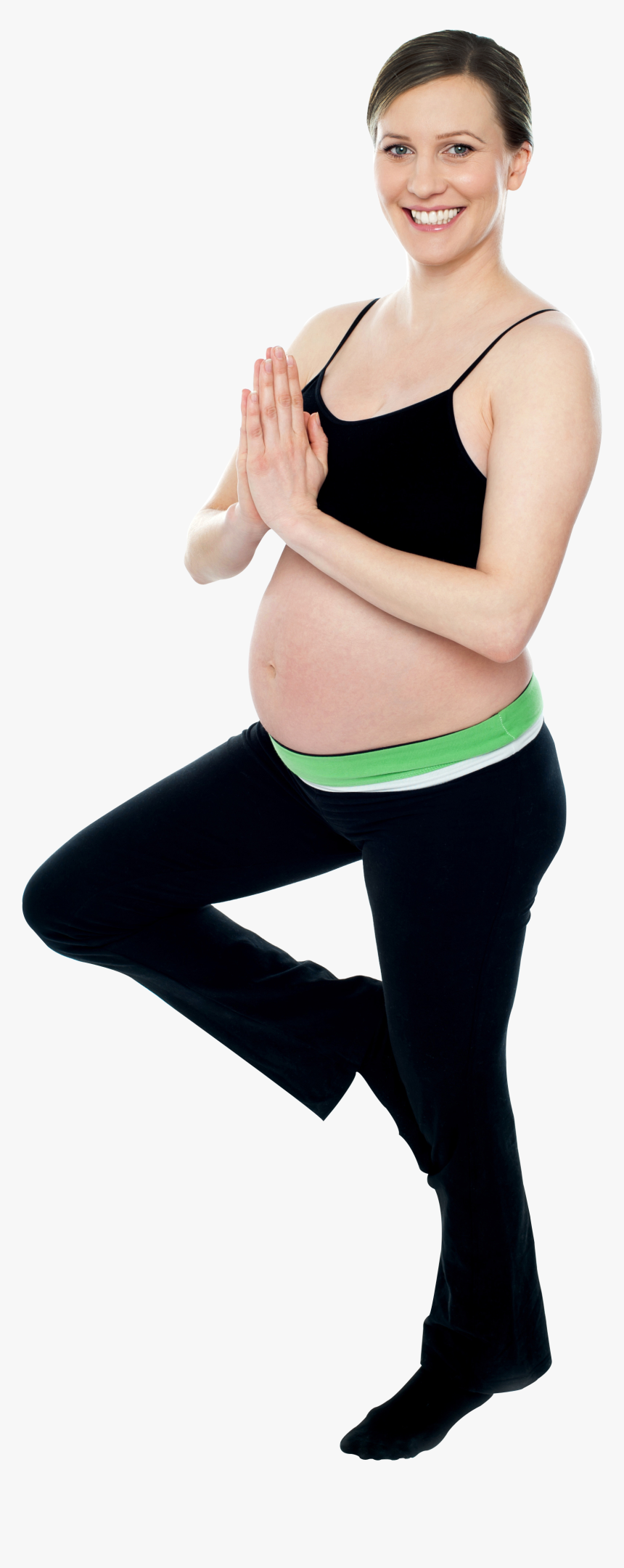 Pregnant Woman Exercise Png Image - Pregnancy, Transparent Png, Free Download