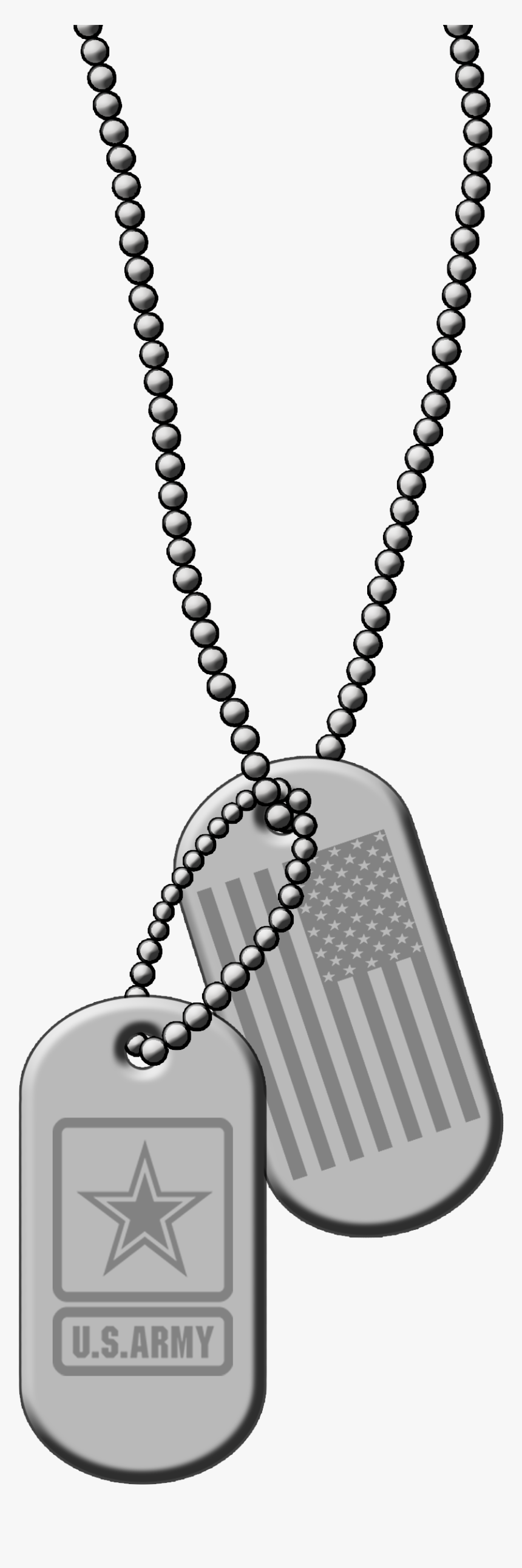 Dog Tag United States Military Army Soldier - Army Dog Tags Png, Transparent Png, Free Download
