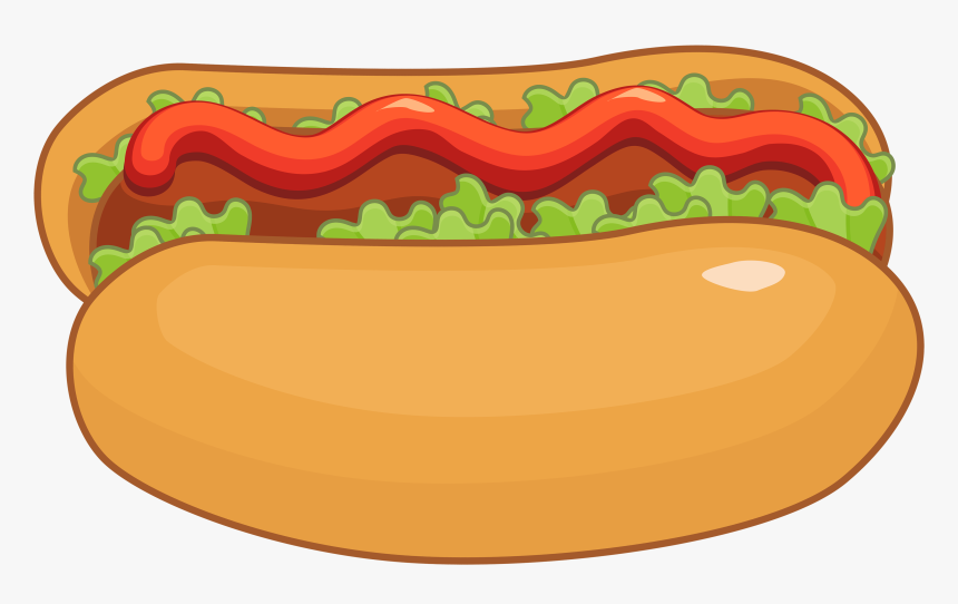 Clip Art Hot Dogs Clip Art - Hotdog Bun Clipart, HD Png Download, Free Download